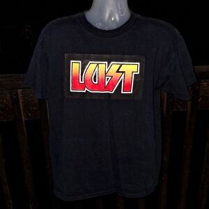 Vintage LUST Rock Band T Shirt Size XL